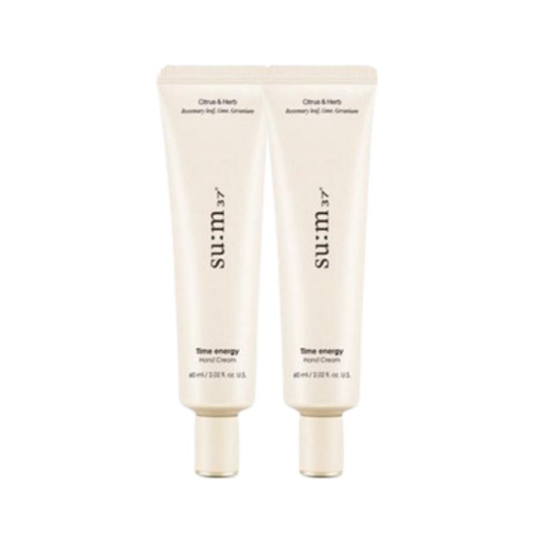 So:m37 Time Energy Handcreme 60 ml / Fermentierte Drei-Blüten- und Panthenol Feuchtigkeitsspendende Handcreme