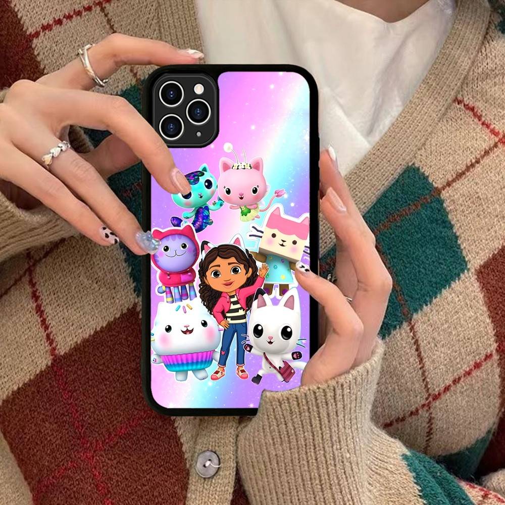 Cute G-Gabbys D-Dollhouse Phone Case For IPhone 17 16 Pro Max 11 12 13 14 15 Hard PC+TPU Bracket Back Cover