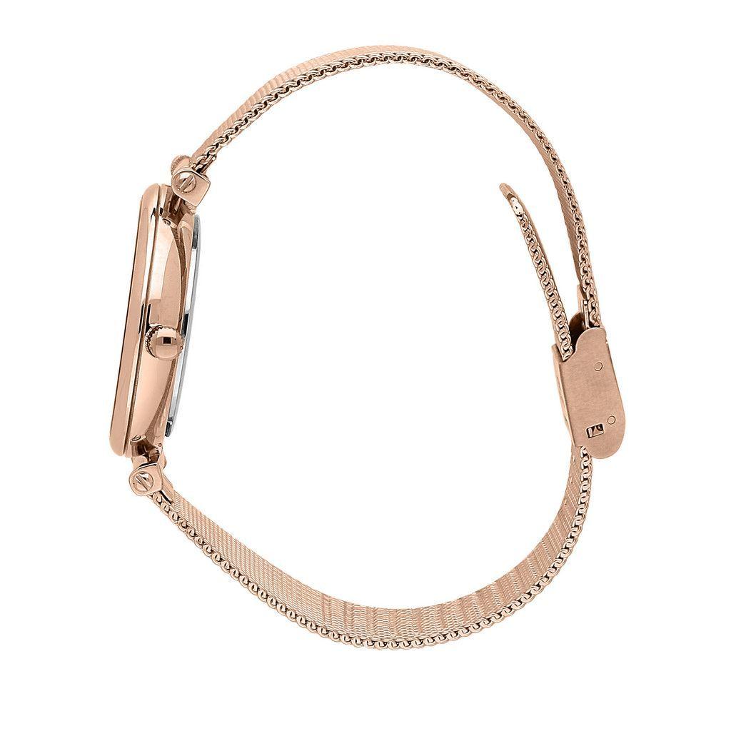 Oui & Me Etoile Roségold Edelstahl Weißes Zifferblatt Quarz ME010297 Damenuhr