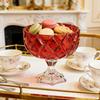 Clear Glasses Candies Jar With Wide Opening And Thickened Base Great For Kitchen Dining Room Or Coffee Table Decoration