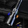Powerful LED Flashlight Ultra Strong Light Torch USB Rechargeable Outdoor Camping Lamp Long-range Zoom Lantern Power Display