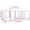 Vidaxl Namiot Imprezowy Z 10 Ścianami Z Siatki, Czerwony, 6X4 M, Hdpe