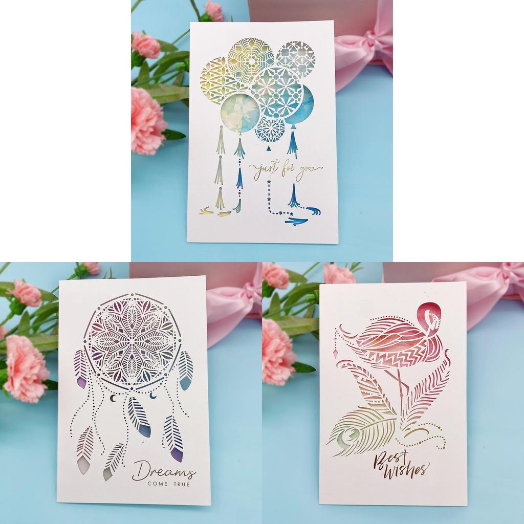 Mothers Day 3d Paper Card With Handmade Thank You Design For Celebrations