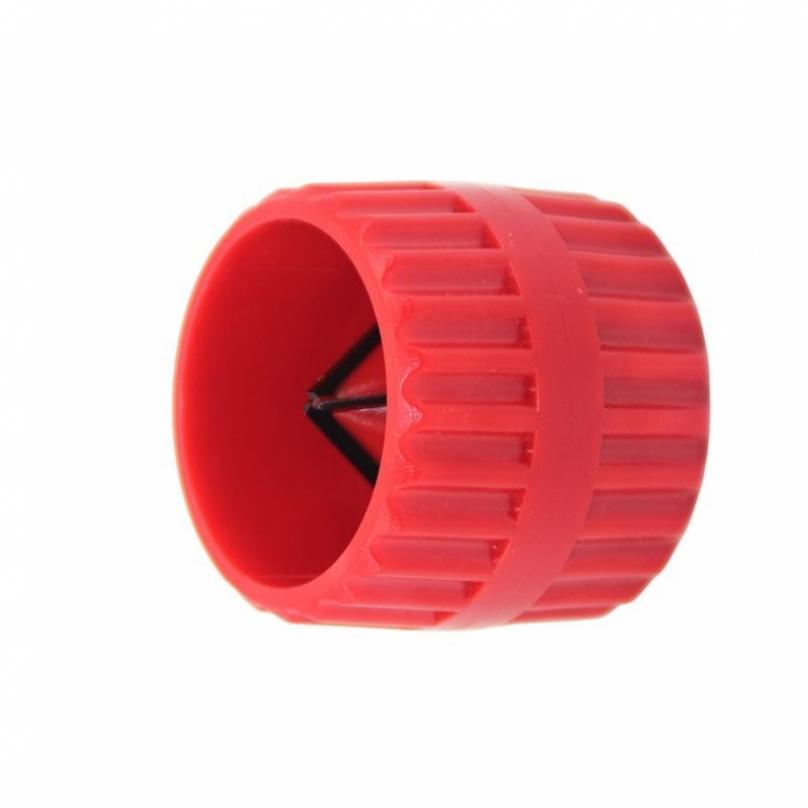 5-38mm Červená Kulatá Zesílená Měděná Trubka Sražená Hrana Ruční Sražeč Hran Odjehlovací Nástroje Pro Trubku Kov Vnitřní / Vnější Odjehlování