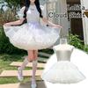 Fluffy White Petticoat Lolita Bottoms Skirt Support new Boneless Puffy Skirt