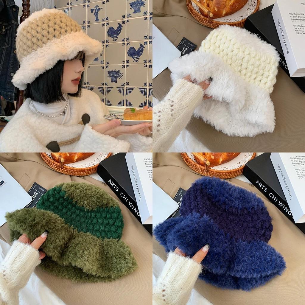 Fashionable Women's Winter Bucket Hat Large Brim Cozy And Windproof