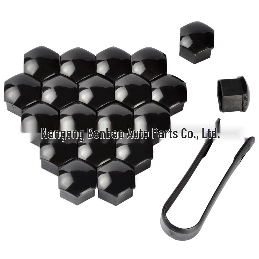 Universal Car Wheel Nut Protection Covers - 17mm, 19mm, 21mm