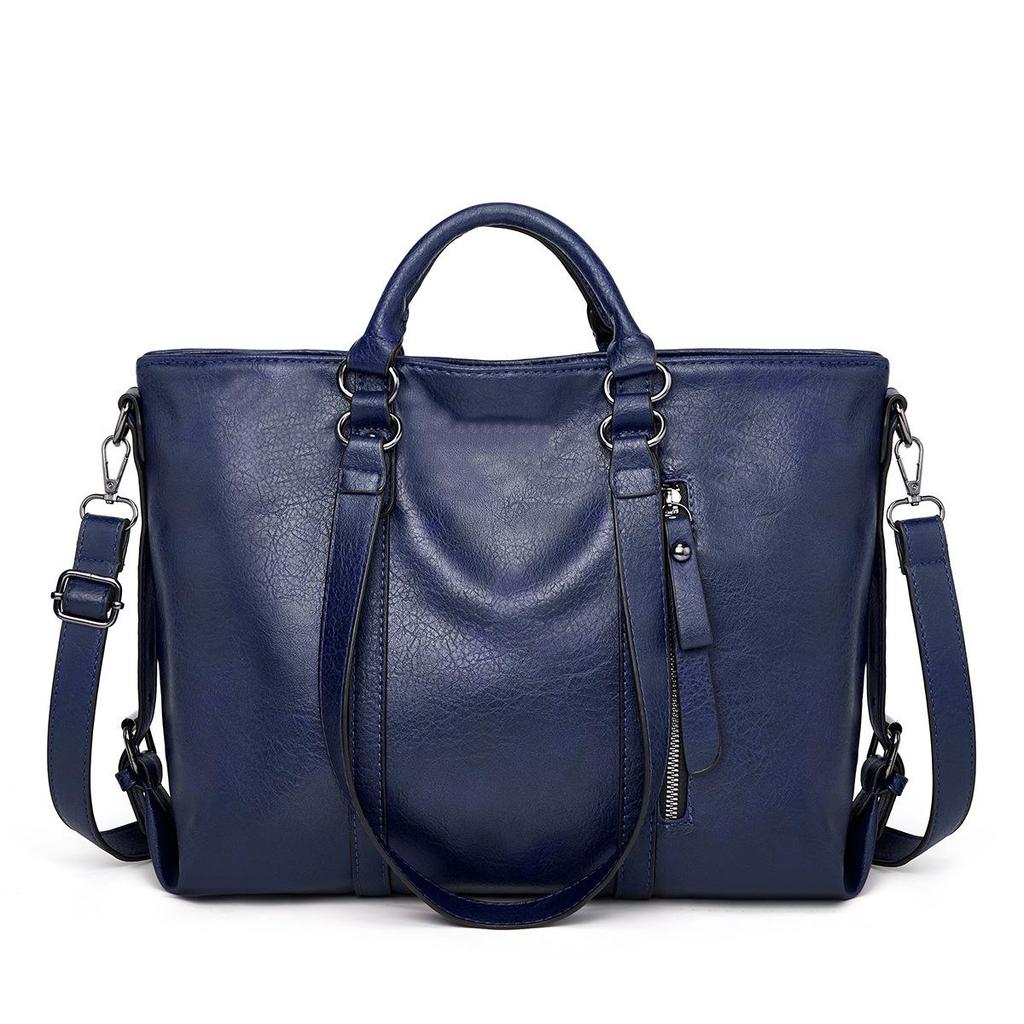 Modische neue Tragetaschen aus weichem PU-Leder, lässig, Business, Pendler, große Umhängetaschen, hochwertige Damenhandtaschen