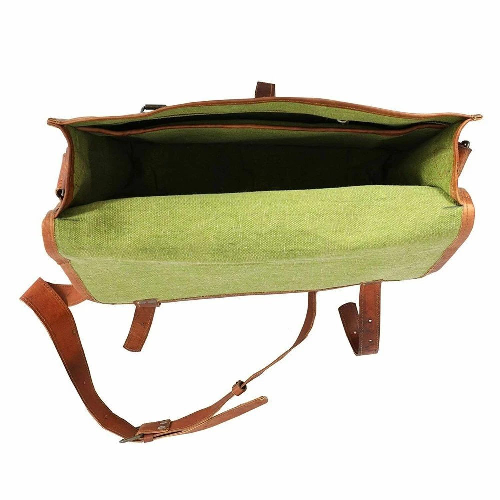 Leather Satchel Laptop Bag Messenger Office Briefcase Gift For Her Women's