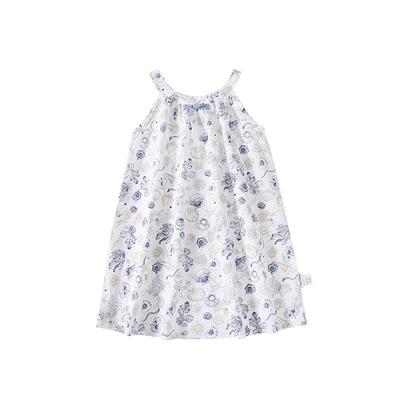 Classic Teddy Girl's Floral Suspender Dress