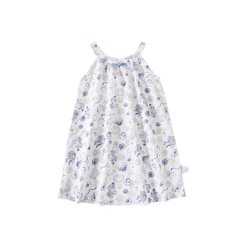 Classic Teddy Girls  Floral Strap Summer Dress 110