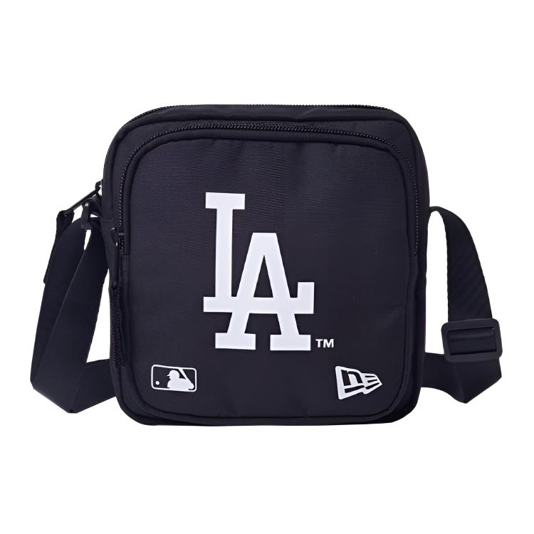New New Era × MLB Collaboration Fabric Crossbody Bag, Shoulder Bag Unisex Black 14384844