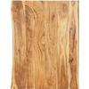 VidaXL Tabletop Solid Acacia Wood 80x(50-60)x2,5 Cm