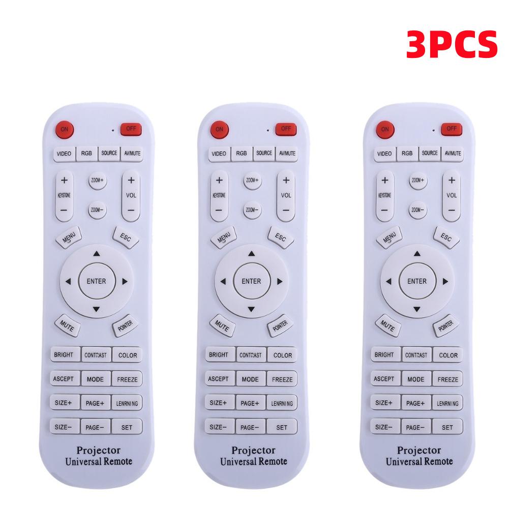 1/2/3PCS Universal Projector Remote Control Suitable for Most Projector Models Projector Control Replacement Video Player Access
