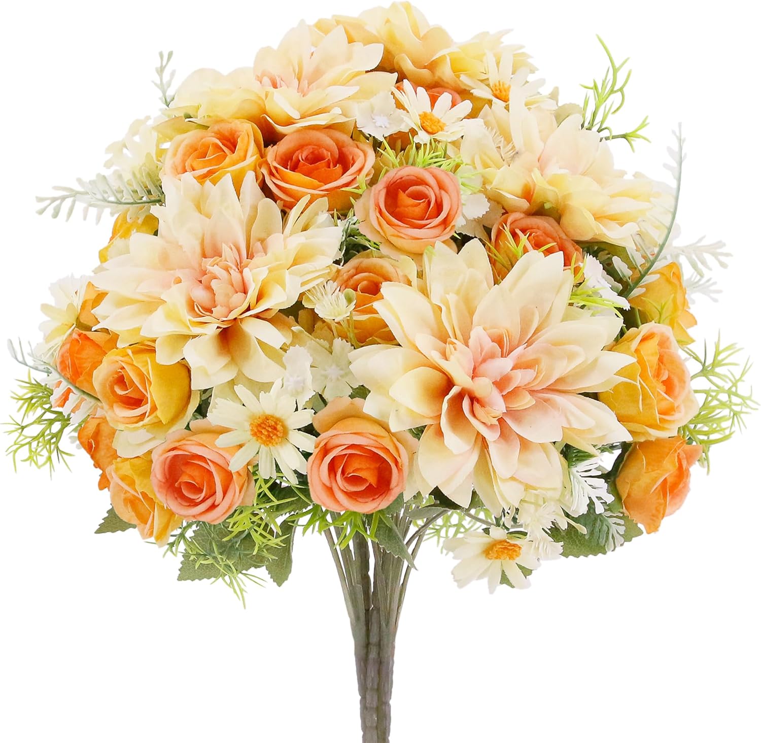 

1/3PCS Artificial Rose Flowers Wedding Home Bedroom Decor Bridal Bouquets Garden Fake Silk Dahlia Hydrangeas Vase Board Outdoors 1PC жёлтый