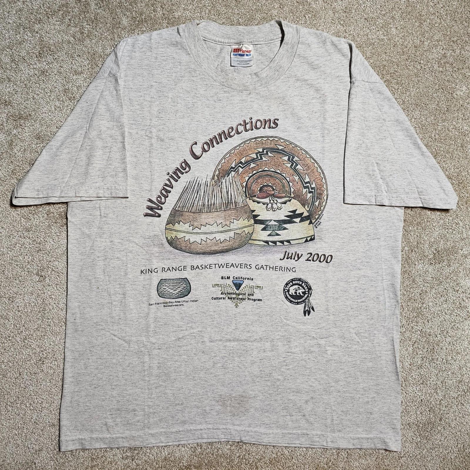 

Vintage Y2k Urban Basketweavers Gathering T-shirt Mens L Grunge Ironic 2000 Punk S