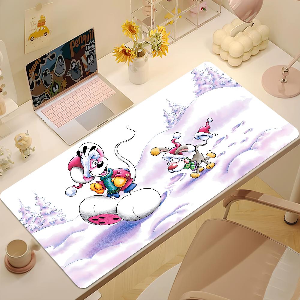 Süßes DDiddl Cartoon Mauspads Rutschfest Verdickt Mauspads Große Schreib Lockedge Büro Student Gaming Kissen 800x400x2mm beige