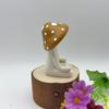 Cute Meditation Yoga Mushroom Desktop Ornaments Resin Craft Decors Home Living Room Decorations Garden Courtyard Creative Orname