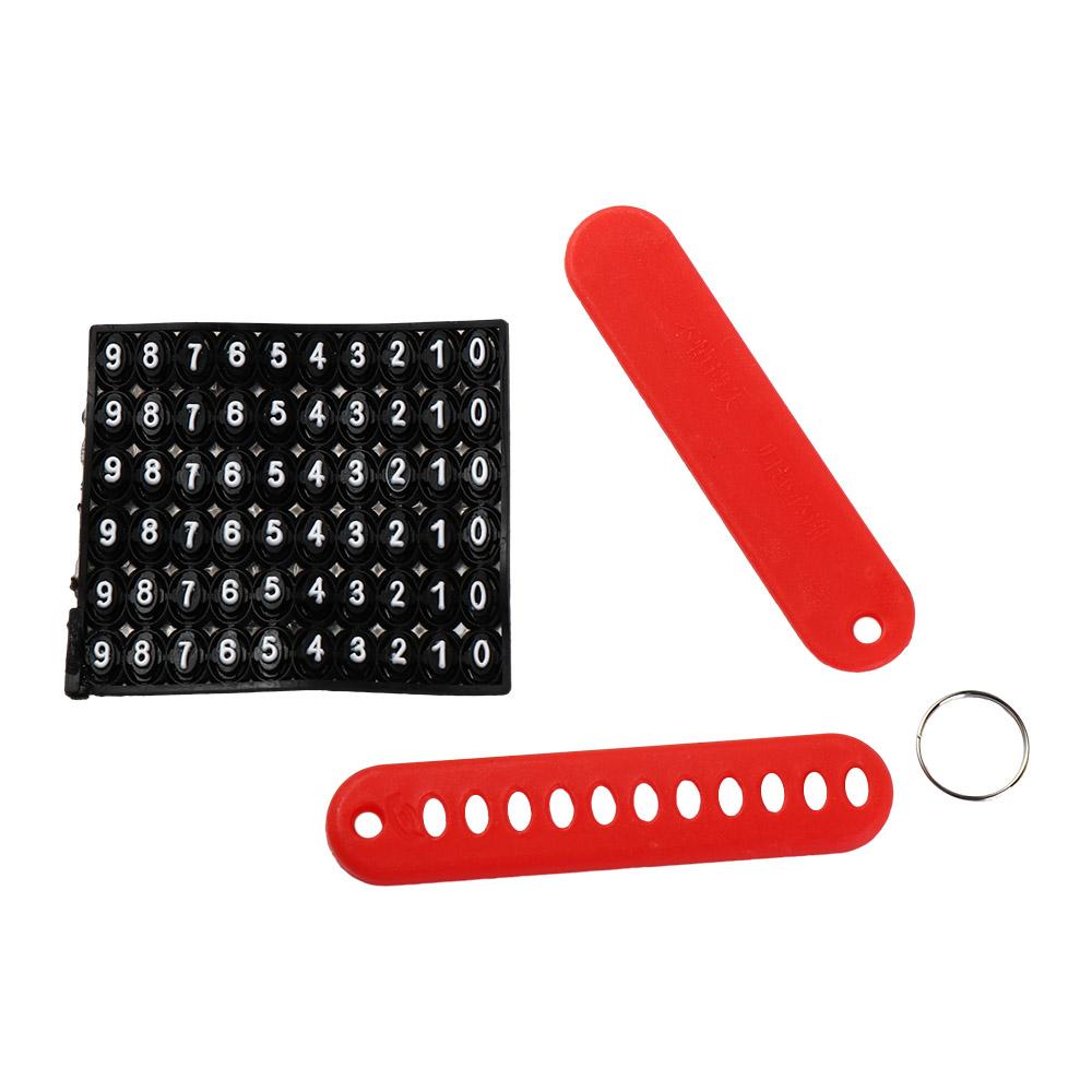 Hand Woven Leather Strap Phone Number Keychain Car Key Clip Car Key Holder Lanyard Keyring