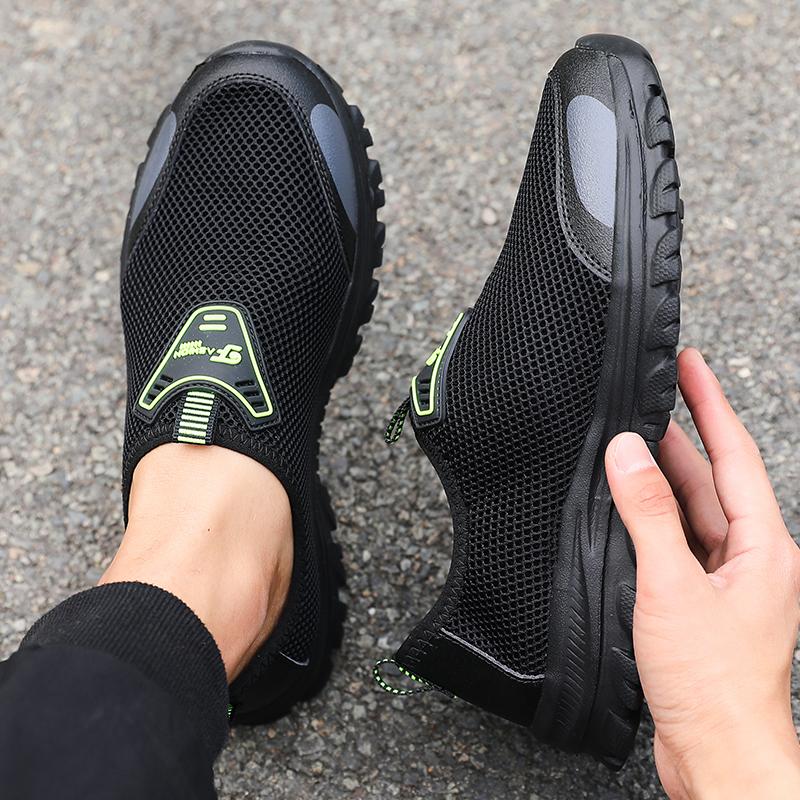 Summer Mesh Men Casual Shoes comfortable Trainers Non-slip Climbing Hiking Shoes Breathable Men's Treking Shoes tenis masculino