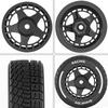 4pcs 60*22mm Wheel Rim & Tire Set for 1/14 MJX Hyper Go 14301 14302 14303 14304 RC Rally Off-Road Buggy Upgrade Accessories