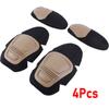1Pair Tactical Protective Knee Elbow Pads Outdoor Camouflage Suit Gear Hunting Insert Type Soft Pad for Military Combat Use