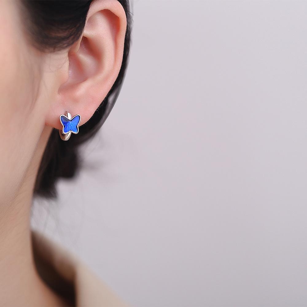 Butterfly Earrings Women'S Jewelry Niche Temperament Ear Buckle Accessories