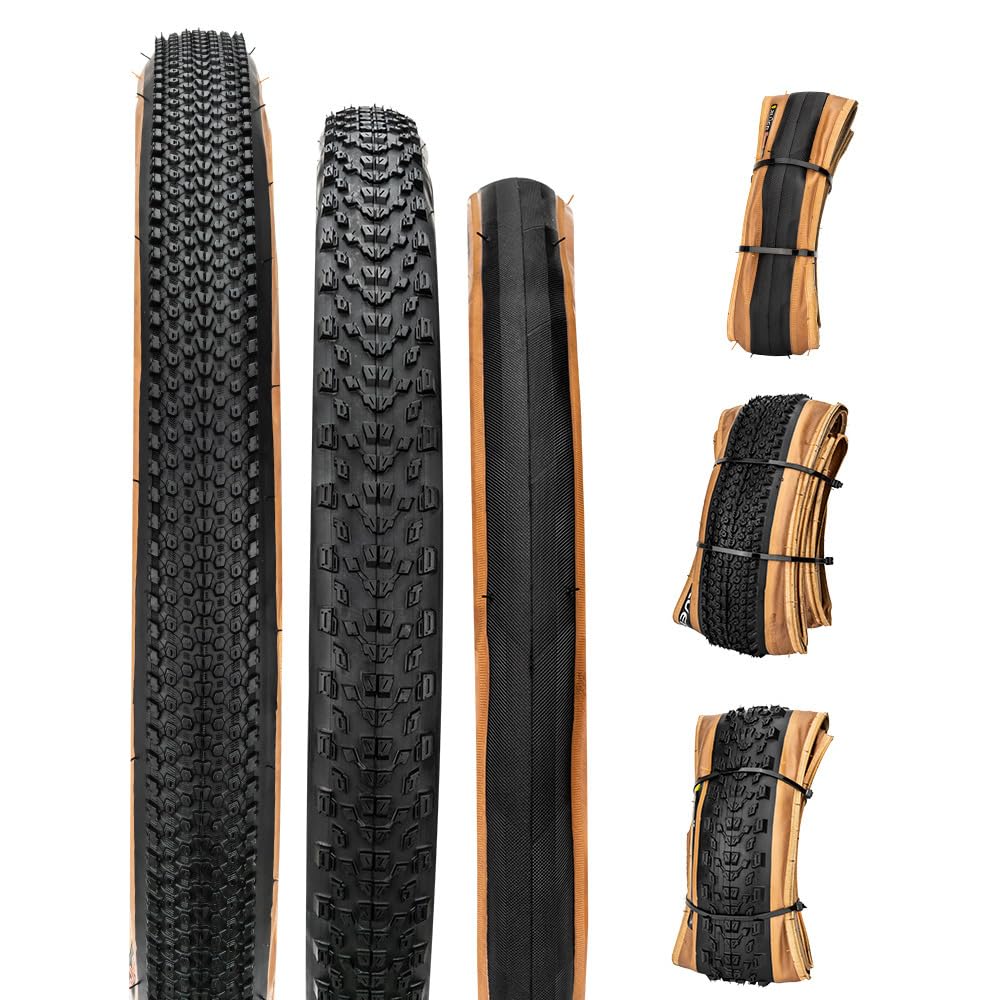 Xtahdge Mountain Bike Tires 20/26/27.5/29/700C Replacement Folding MTB Tires for Mountain and Road Bikes