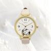 Watch Analog Leather Strap Snoopy Hide and Seek Watch G White [Fieldwork] Women's PNT044-1