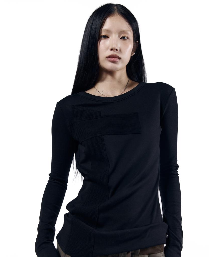 AAKAM Cross Patch Long Sleeve (Black)