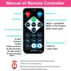 Sound Activated Party Lights,DJ Disco Ball Lights with Remote Control, Strobe Lamp 7 Modes Stage Par Light for Home Party
