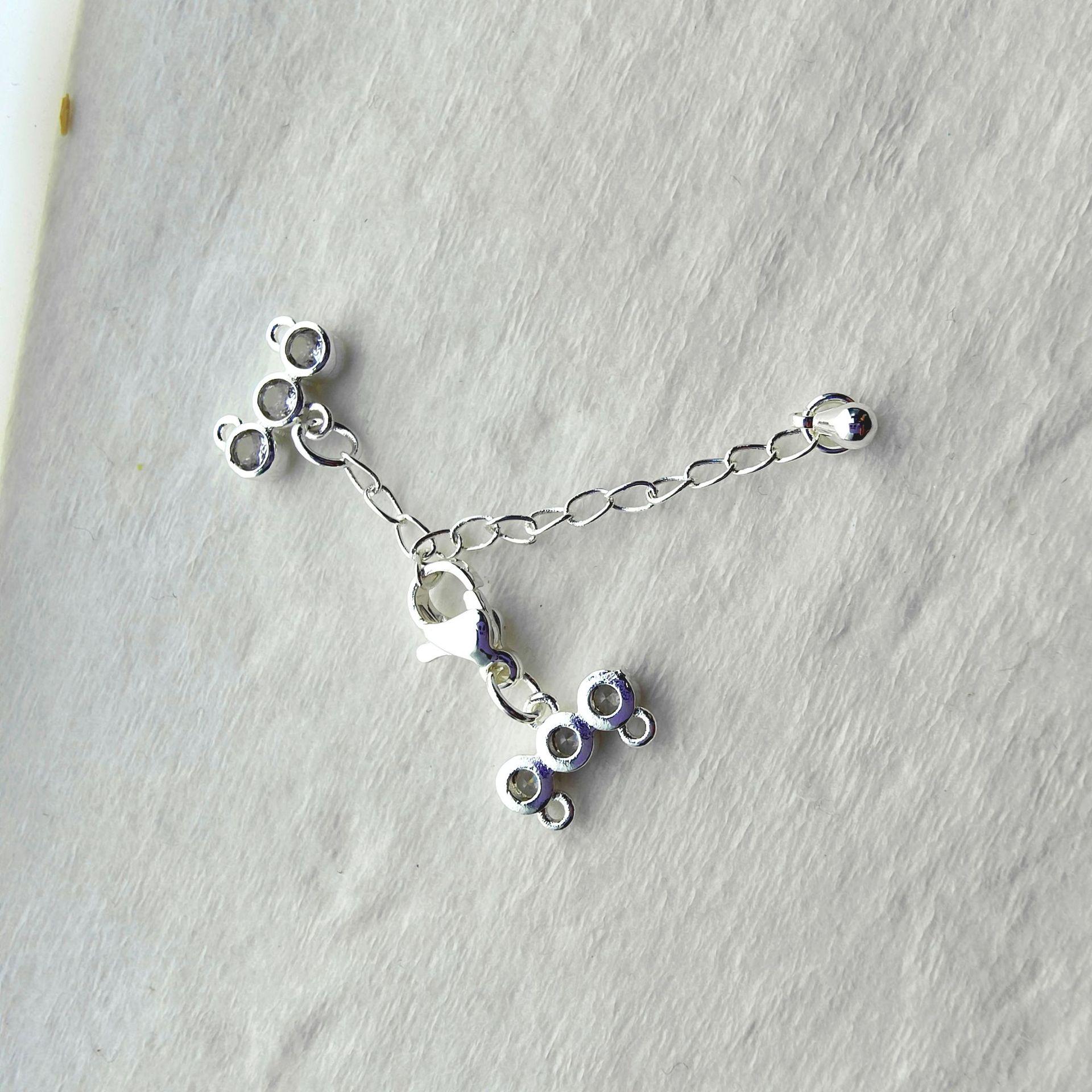 

Rhinestone Color-Preserving Pearl Necklace with Lobster Clasp and Handmade Crystal Bracelets