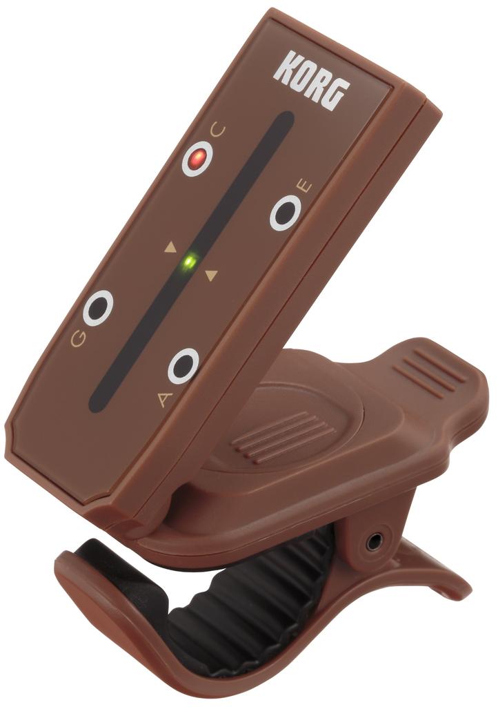 KORG Clip-type Ukulele Tuner Headtune HT-U1 Headtune Ukulele Head-type Tuning At a Glance Supports LowG 35 Hours of Continuous Operation
