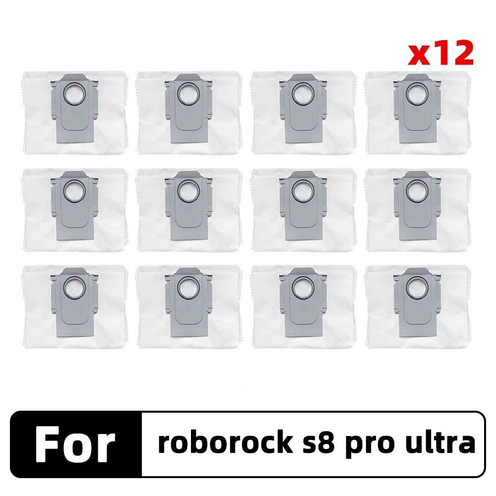 Compatible for Roborock S8 Pro Ultra, G20 A6900RR Main Side Brush Hepa Filter Mop Cloth Dust Bag Spare Parts Accessories