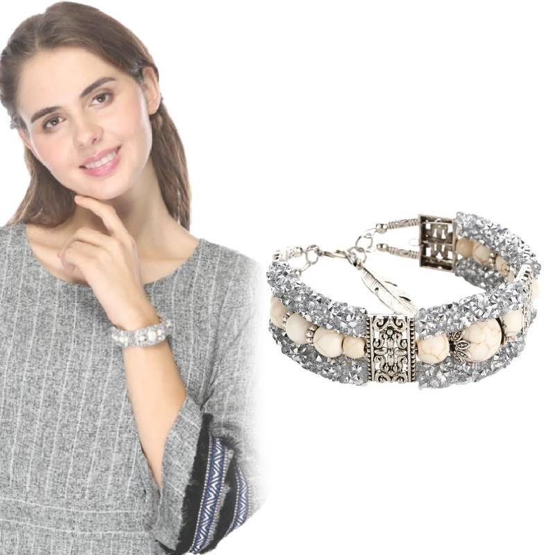 Exquisite Handmade Turquoise Bead Bracelet For Women And Men Original Design