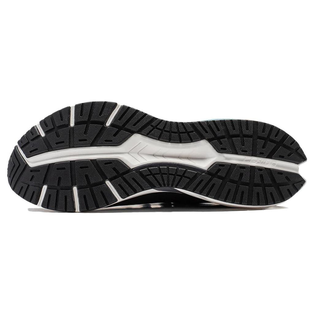 Li Ning Starry Cloud Comfortable Textile, TPU Cushioning Low top Running Shoes Men's Black White ARST059-5