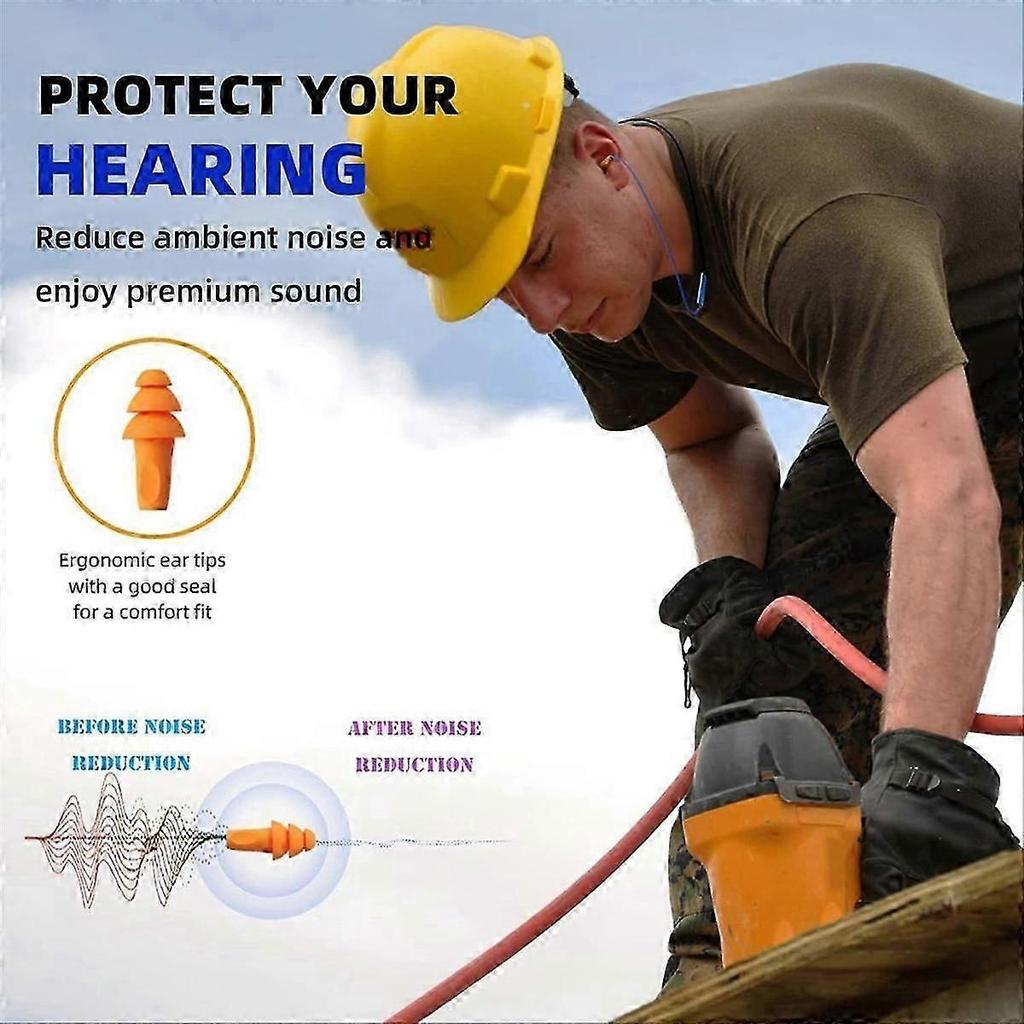 Ear Plugs Bluetooth Headset for Work Hearing Protection Suitable for Construction Site and Noisy Environments