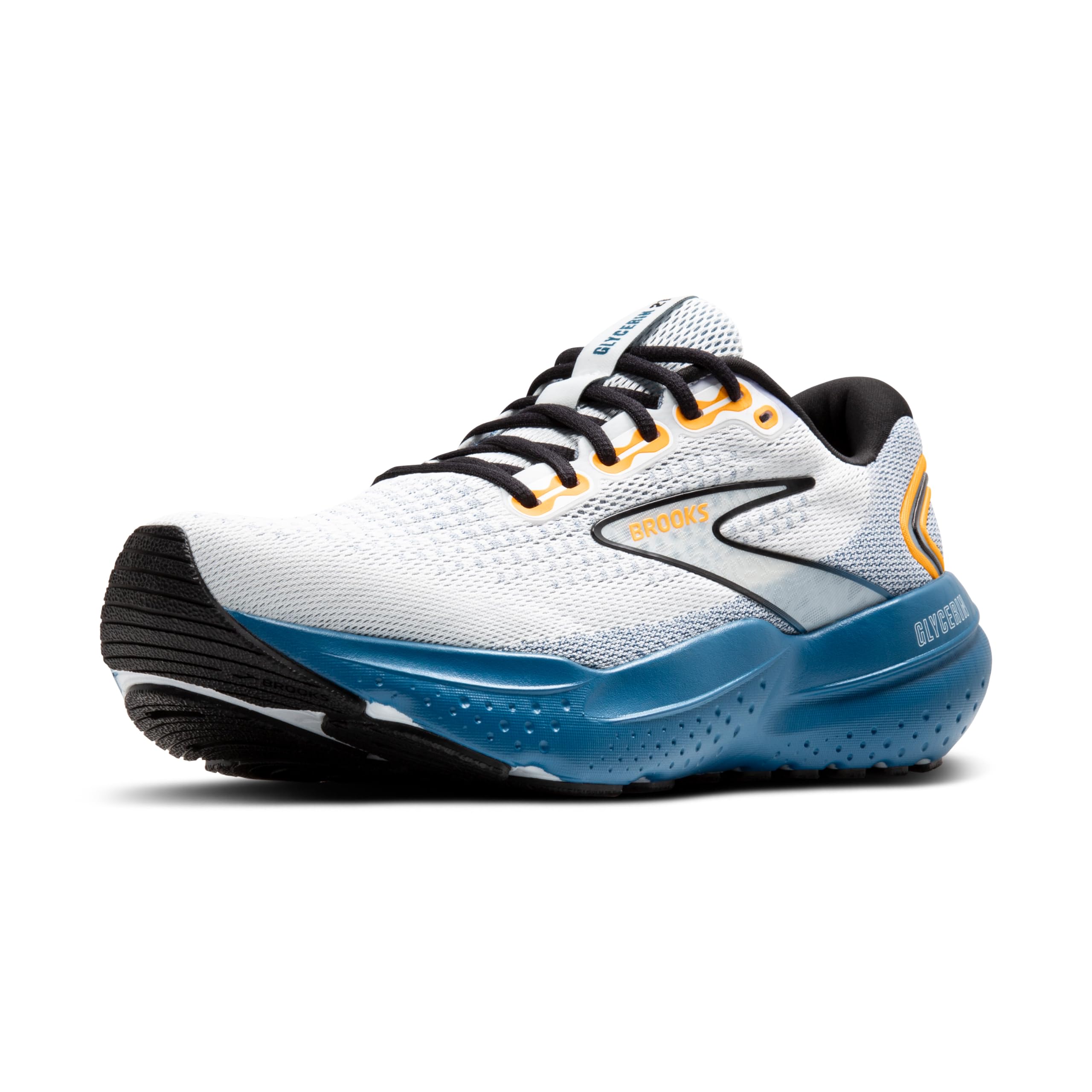 

Running Shoes Sneakers Glycerin 21 BRM 4193 cm D [Brooks] Men s White/Blue 26.5