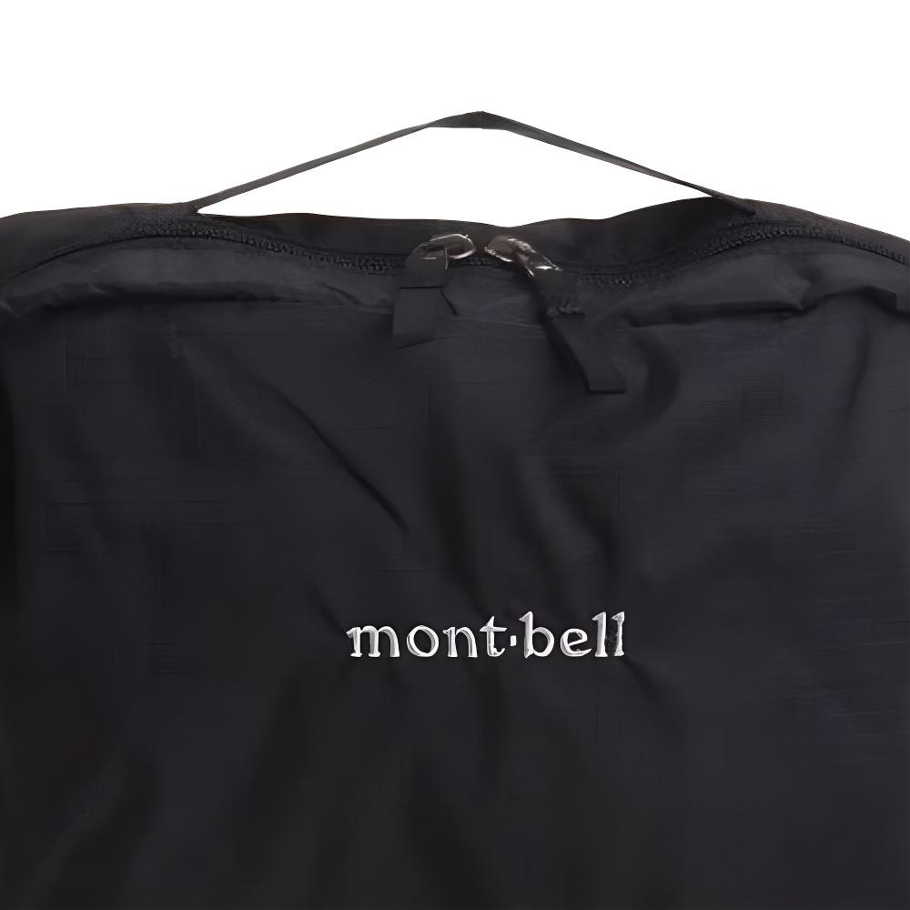 MONTBELL Portable Storage Nylon Toiletry Bag Large Unisex Couple Model Black
