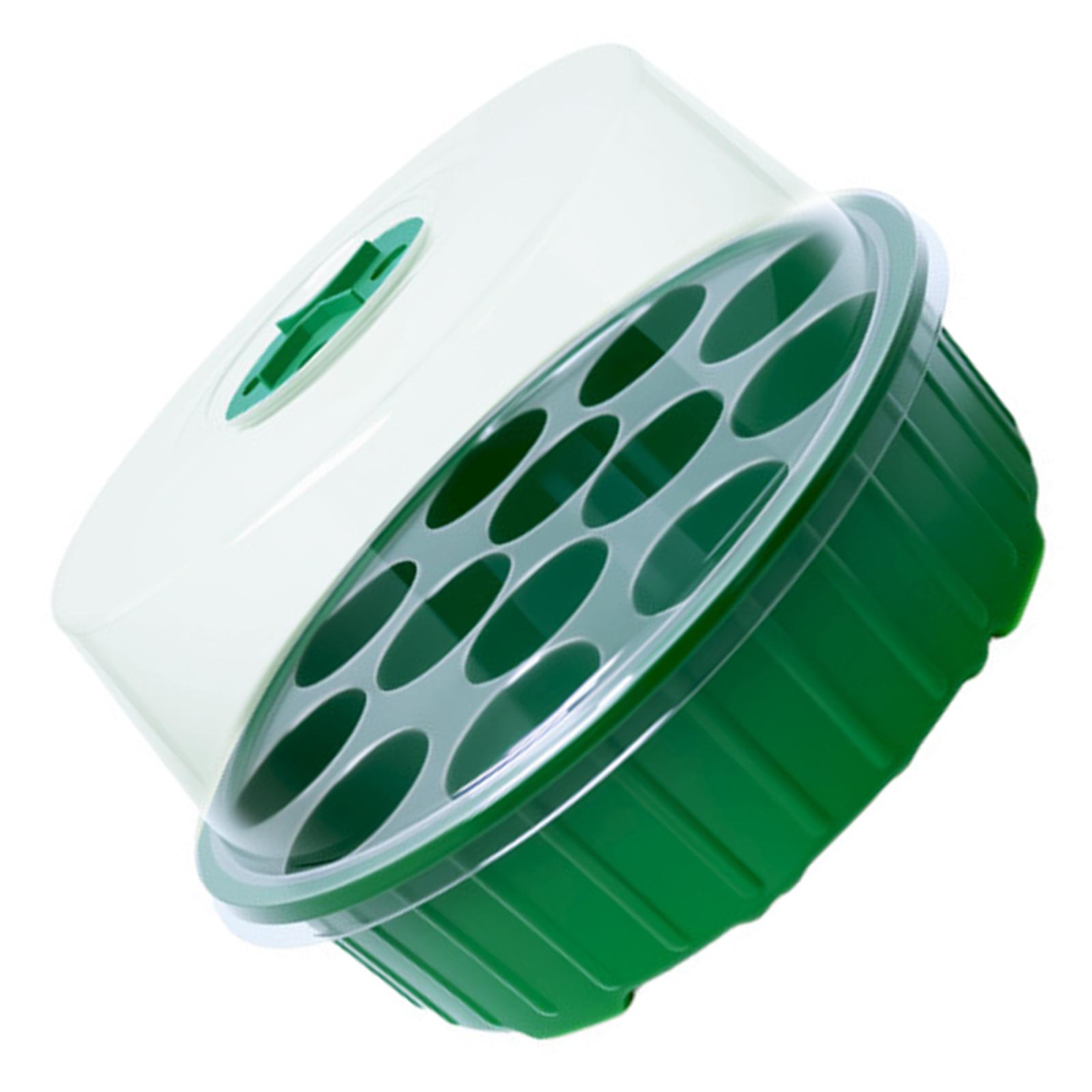 

Plant Growing Tray Plastic Moisturizing 13 Hole Seedling Propagating Box Indoor Planting Growing Tray Decoration зелений