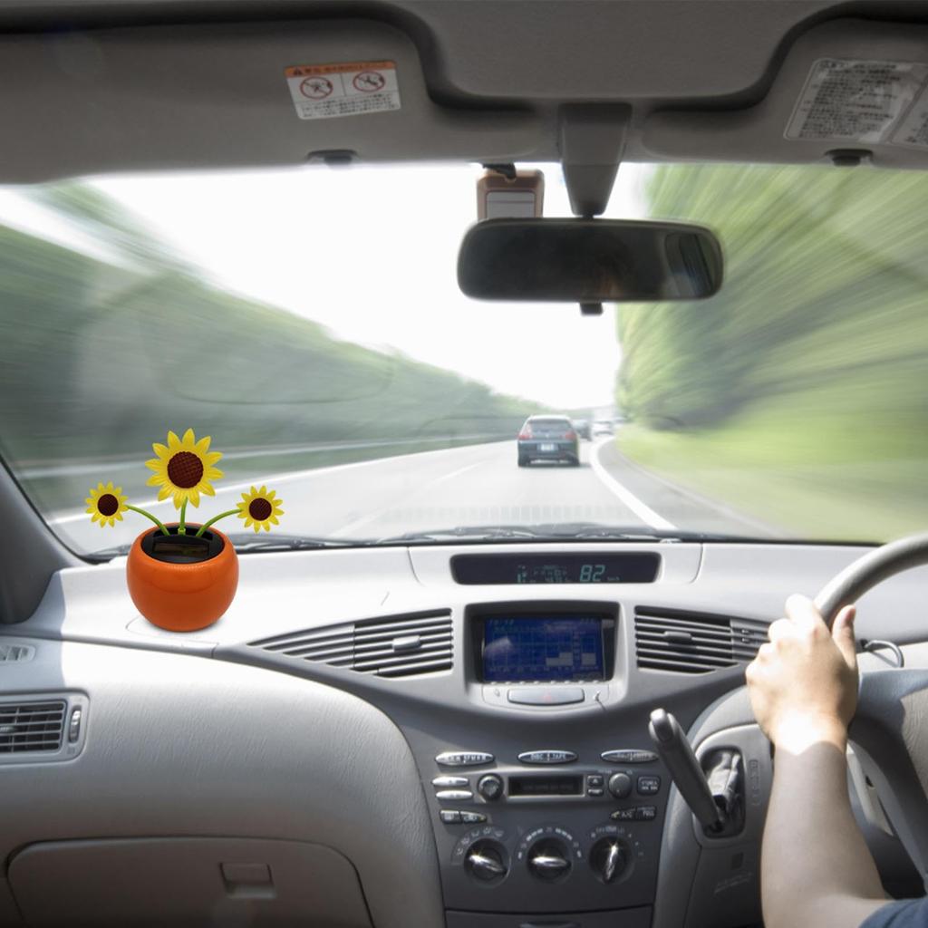 Car Decoration Solar Powered Solar Powered Wobble Cute Car Decoration Solar Toys Wobble Toys