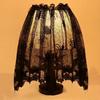 1pc Black Lace Spiderweb Curtain Valance  Halloween Party Decor  Fireplace Mantle Scarf  Door Curtain  Festive Holiday Decor