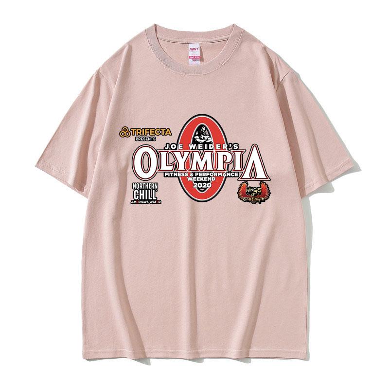 Olympia Gym Fitness Pump Cover Graphic Tshirt Unisex Women Fashion Vintage Tshirt Male Casual Cotton Oversized Short Sleeve Tees