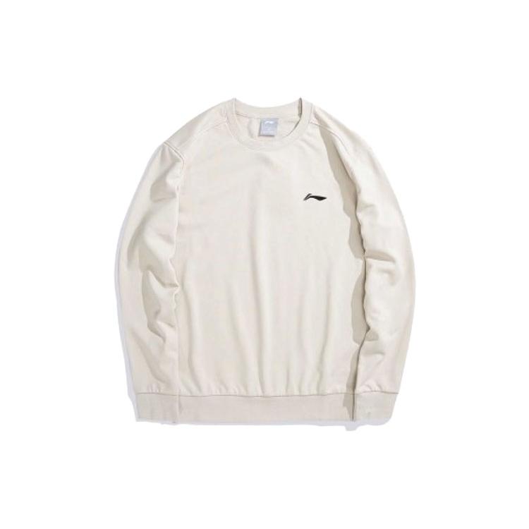 Li Ning Badminton Collection Sweatshirt Unisex Bud Yellow Gray AWDRC69-4 XXXL