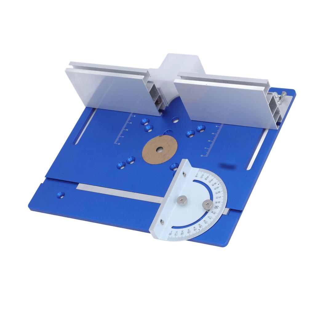 Placă de inserție pentru masă de router, placă rabatabilă din aliaj de aluminiu, bancuri de prelucrare a lemnului, placă de masă de router pentru