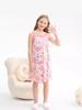 2024 Summer Ice Silk Princess Dress for Girls - Fashionable and Lightweight Nightgown