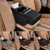Car Armrest Storage Box  Car Center Console Organizer  Armrest Heightening Cushion with Cup Holder Armrest Storage Organizer Box