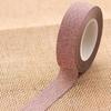 10m Glitter Washi Sticky Paper Masking Adhesive Tape Label Decorative DIY Craft
