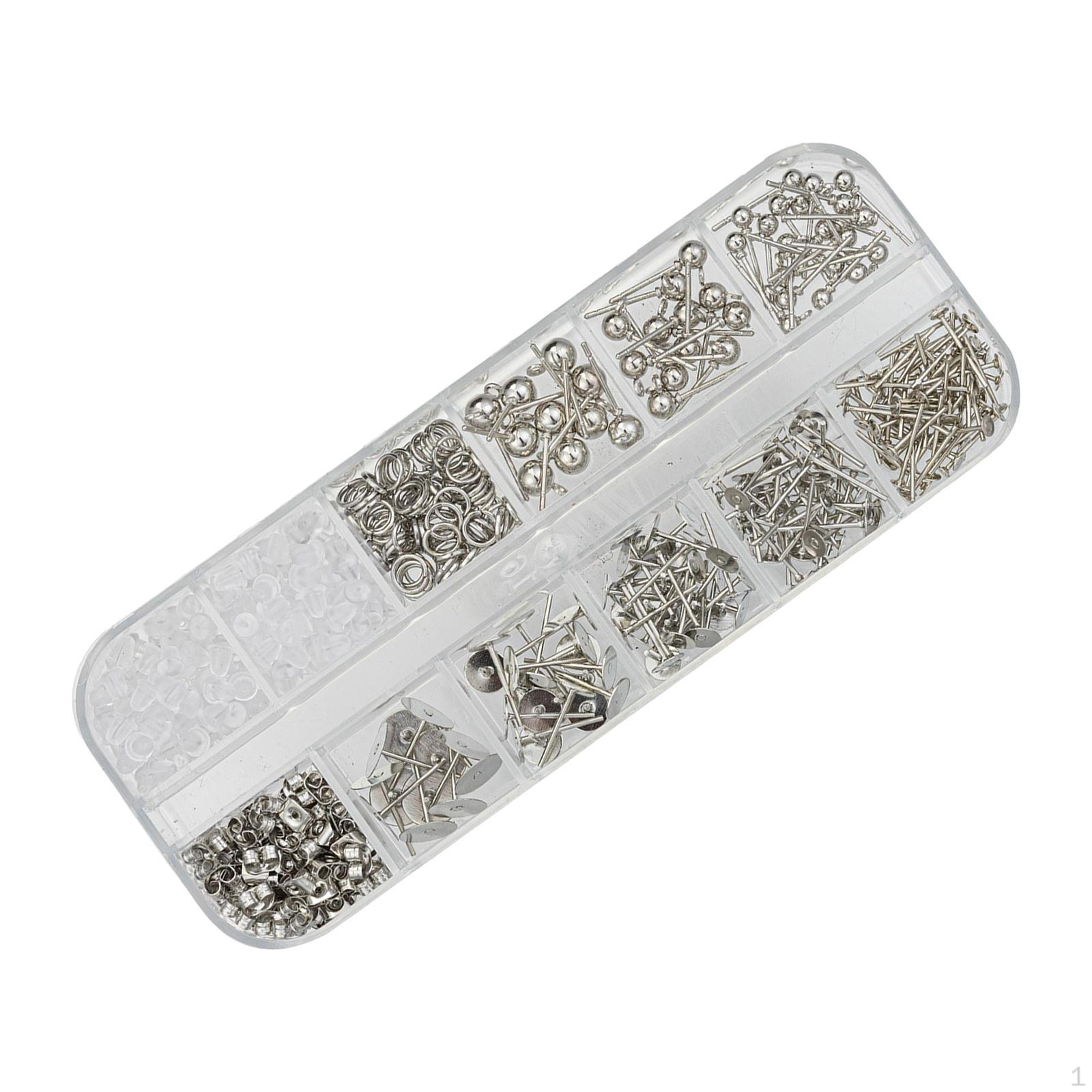 

Earring Posts and Backs Set for Jewelry Making Repair - Essential Accessories Crafters Argent