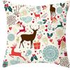 Christmas Decoration Cushion Cover for Sofa Livingroom Throw Pillow Cover % Polyester Resuable Pillow Case Drop Shipping